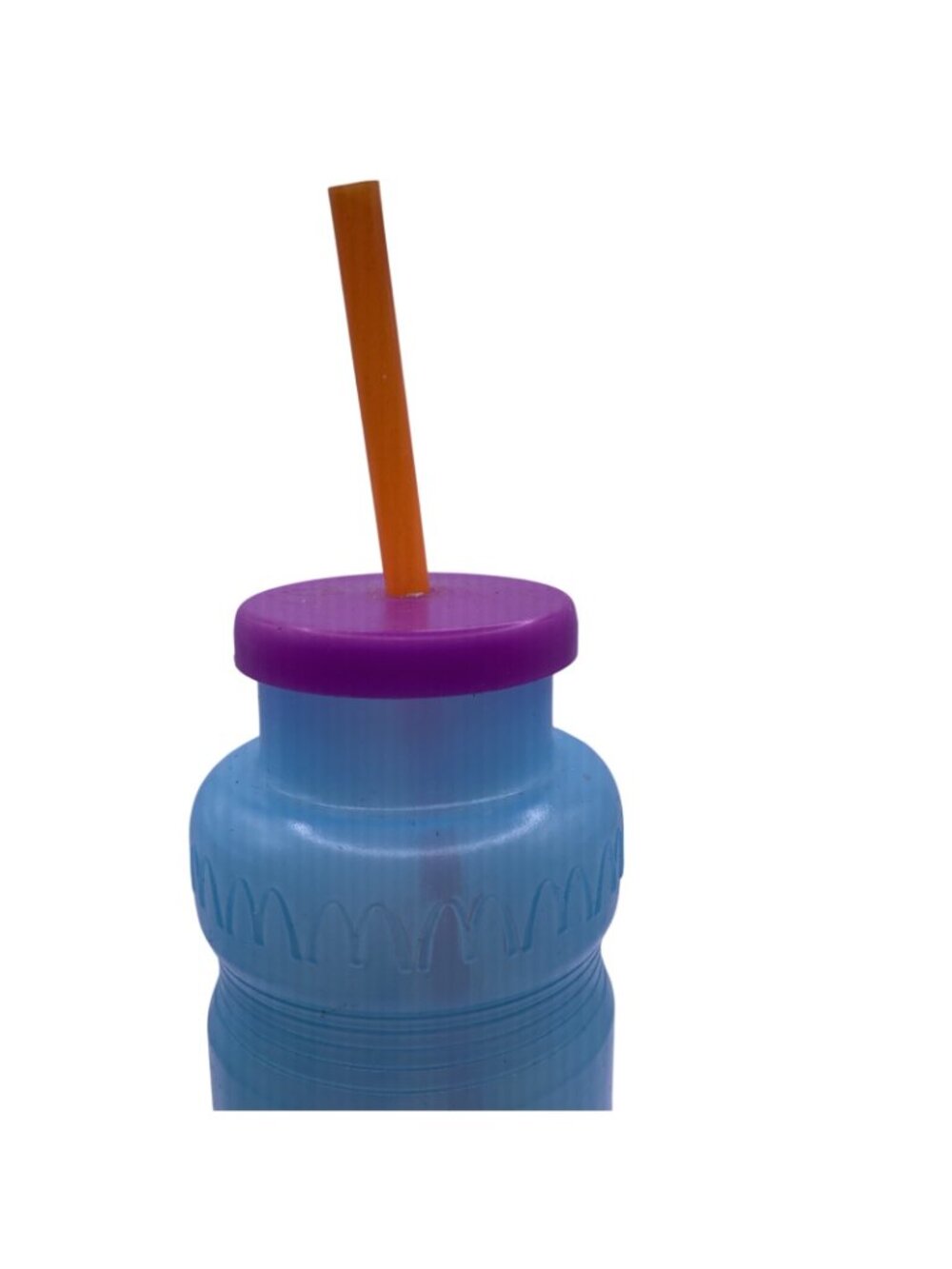 Michael Jordan Fitness Fun Challenge Water Bottle With Straw - Blue & Purple - C - Picture 5 of 9